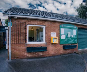 Eastwood Athletic pavilion in Nuthall