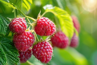 Raspberry bush