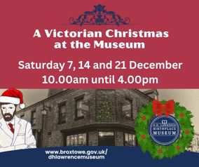 A Victorian Christmas event graphic