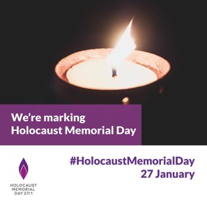 We're marking Holocaust Memorial Day. 27 January